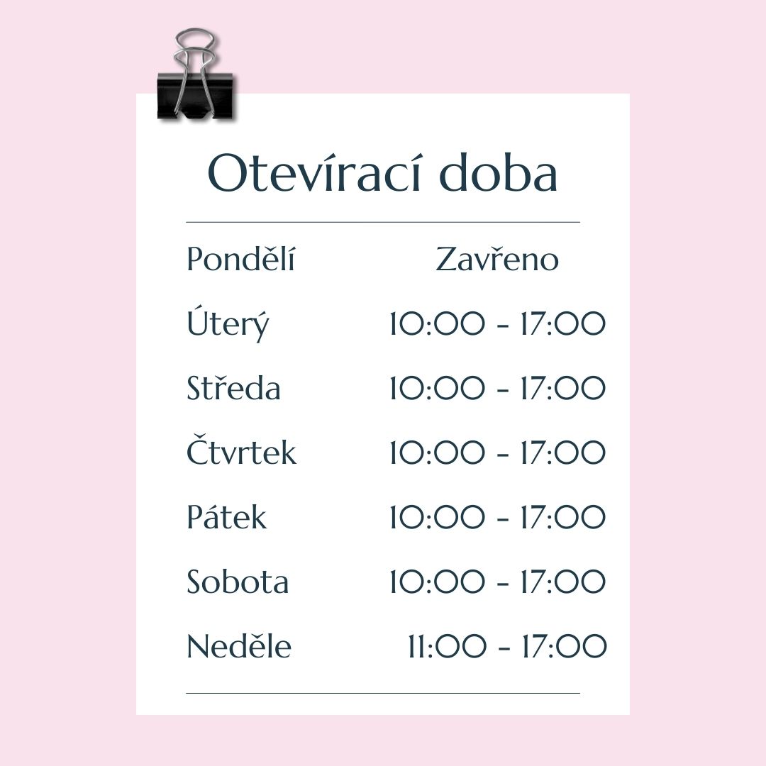 Cukrárna - otevírací doba